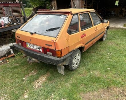 Красный ВАЗ 2109, объемом двигателя 1.3 л и пробегом 39 тыс. км за 330 $, фото 3 на Automoto.ua