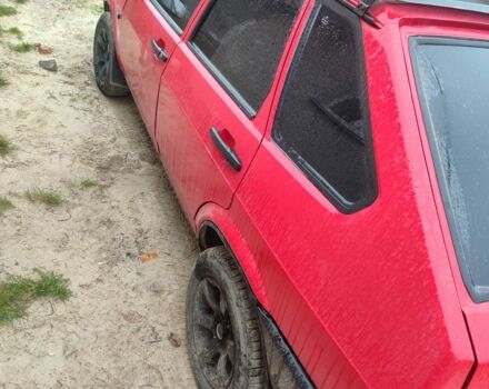 Красный ВАЗ 2109, объемом двигателя 1.5 л и пробегом 61 тыс. км за 1200 $, фото 1 на Automoto.ua