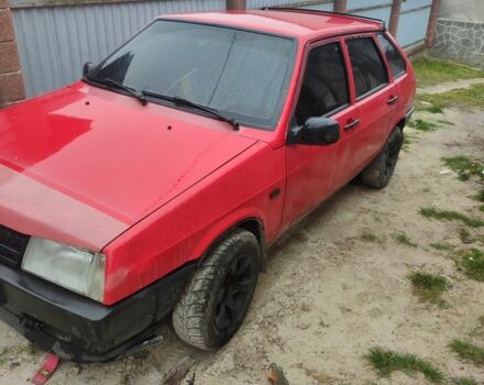 Красный ВАЗ 2109, объемом двигателя 1.5 л и пробегом 61 тыс. км за 1200 $, фото 4 на Automoto.ua