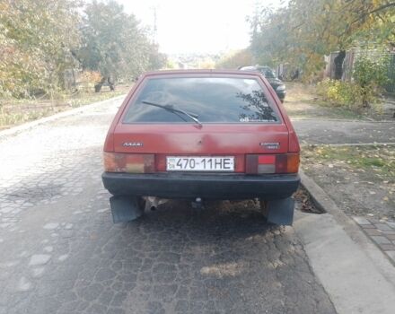 Красный ВАЗ 2109, объемом двигателя 1.5 л и пробегом 170 тыс. км за 500 $, фото 2 на Automoto.ua