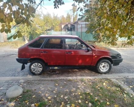 Красный ВАЗ 2109, объемом двигателя 1.5 л и пробегом 170 тыс. км за 500 $, фото 1 на Automoto.ua