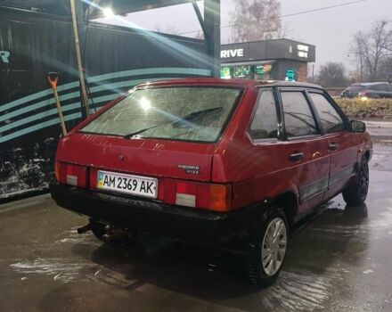 Красный ВАЗ 2109, объемом двигателя 1.5 л и пробегом 300 тыс. км за 655 $, фото 1 на Automoto.ua