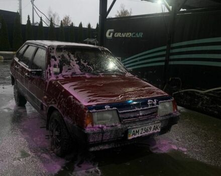 Красный ВАЗ 2109, объемом двигателя 1.5 л и пробегом 300 тыс. км за 655 $, фото 2 на Automoto.ua