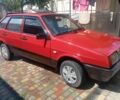 Красный ВАЗ 2109, объемом двигателя 1 л и пробегом 80 тыс. км за 604 $, фото 1 на Automoto.ua