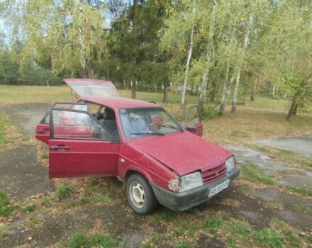 Красный ВАЗ 2109, объемом двигателя 1.5 л и пробегом 400 тыс. км за 500 $, фото 1 на Automoto.ua