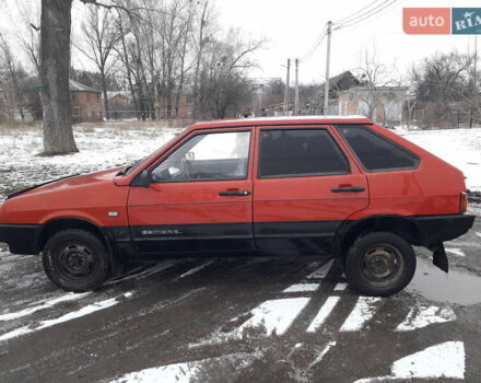 Красный ВАЗ 2109, объемом двигателя 1.5 л и пробегом 555 тыс. км за 1200 $, фото 2 на Automoto.ua