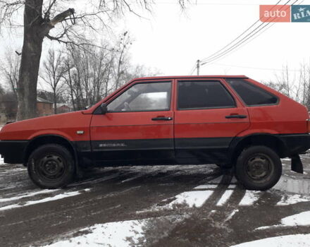 Красный ВАЗ 2109, объемом двигателя 1.5 л и пробегом 555 тыс. км за 1200 $, фото 3 на Automoto.ua