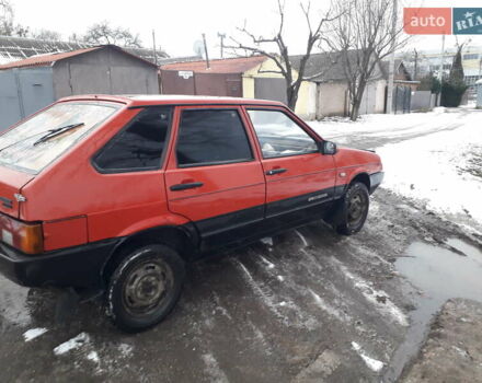 Красный ВАЗ 2109, объемом двигателя 1.5 л и пробегом 555 тыс. км за 1200 $, фото 5 на Automoto.ua