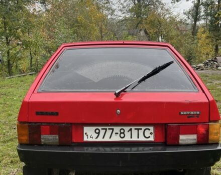 Красный ВАЗ 2109, объемом двигателя 1.5 л и пробегом 3 тыс. км за 600 $, фото 1 на Automoto.ua