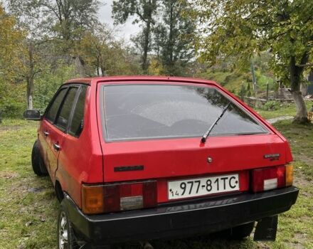 Красный ВАЗ 2109, объемом двигателя 1.5 л и пробегом 3 тыс. км за 600 $, фото 2 на Automoto.ua