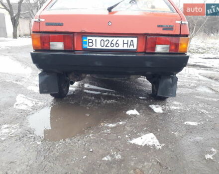 Красный ВАЗ 2109, объемом двигателя 1.5 л и пробегом 555 тыс. км за 1200 $, фото 1 на Automoto.ua