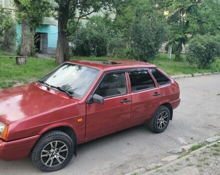 Красный ВАЗ 2109, объемом двигателя 1 л и пробегом 700 тыс. км за 1650 $, фото 1 на Automoto.ua