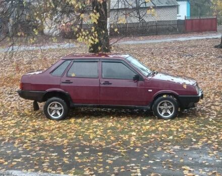 Красный ВАЗ 2109, объемом двигателя 0 л и пробегом 93 тыс. км за 1500 $, фото 1 на Automoto.ua