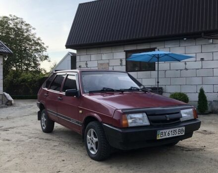 Красный ВАЗ 2109, объемом двигателя 1.3 л и пробегом 100 тыс. км за 900 $, фото 1 на Automoto.ua