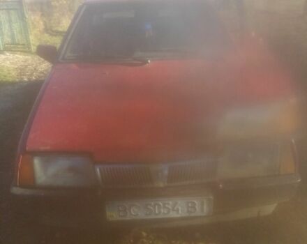 Красный ВАЗ 2109, объемом двигателя 1.5 л и пробегом 200 тыс. км за 592 $, фото 2 на Automoto.ua