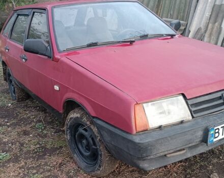Красный ВАЗ 2109, объемом двигателя 1.3 л и пробегом 147 тыс. км за 729 $, фото 1 на Automoto.ua