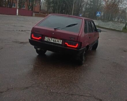 Красный ВАЗ 2109, объемом двигателя 1.3 л и пробегом 123 тыс. км за 1350 $, фото 2 на Automoto.ua