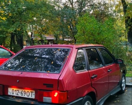 Красный ВАЗ 2109, объемом двигателя 1 л и пробегом 3 тыс. км за 650 $, фото 4 на Automoto.ua