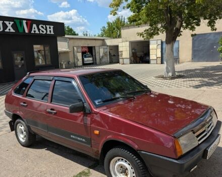 Красный ВАЗ 2109, объемом двигателя 1.5 л и пробегом 14 тыс. км за 1550 $, фото 1 на Automoto.ua