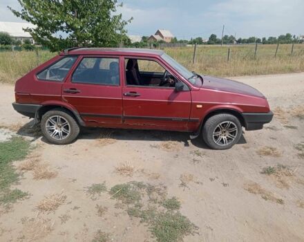Красный ВАЗ 2109, объемом двигателя 1.5 л и пробегом 640 тыс. км за 500 $, фото 3 на Automoto.ua