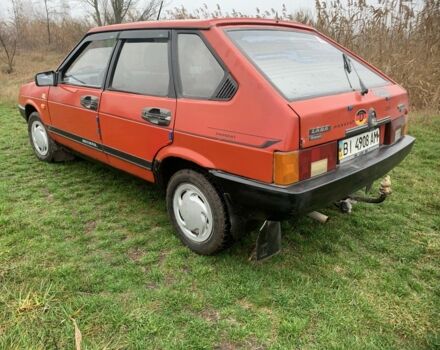 Красный ВАЗ 2109, объемом двигателя 1.3 л и пробегом 58 тыс. км за 992 $, фото 4 на Automoto.ua