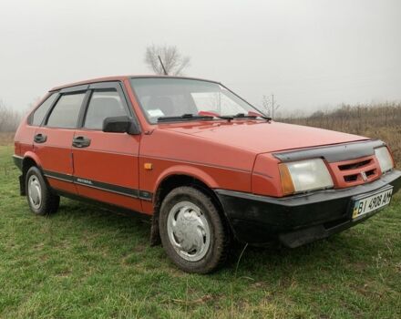Красный ВАЗ 2109, объемом двигателя 1.3 л и пробегом 58 тыс. км за 992 $, фото 1 на Automoto.ua