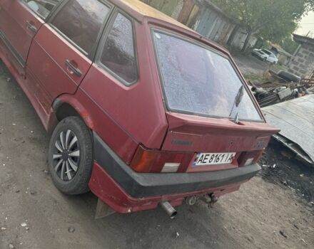 Красный ВАЗ 2109, объемом двигателя 1.3 л и пробегом 1 тыс. км за 600 $, фото 1 на Automoto.ua