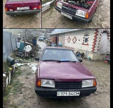 Червоний ВАЗ 2109, об'ємом двигуна 1.5 л та пробігом 250 тис. км за 650 $, фото 1 на Automoto.ua