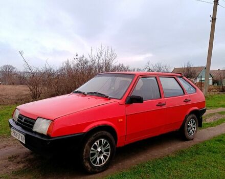 Красный ВАЗ 2109, объемом двигателя 1.5 л и пробегом 200 тыс. км за 1050 $, фото 1 на Automoto.ua