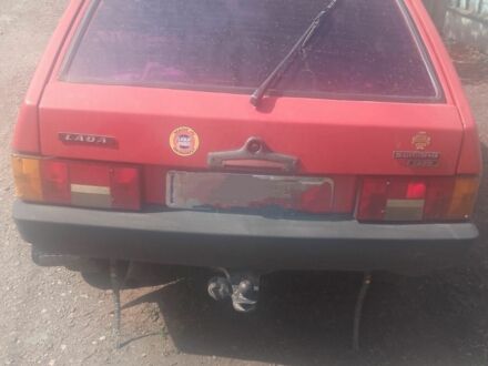 Красный ВАЗ 2109, объемом двигателя 1.3 л и пробегом 89 тыс. км за 663 $, фото 1 на Automoto.ua