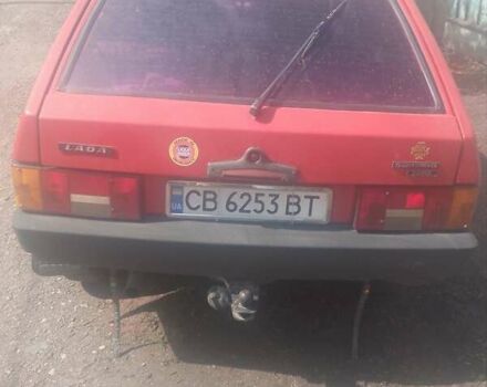 Красный ВАЗ 2109, объемом двигателя 1.3 л и пробегом 89 тыс. км за 700 $, фото 1 на Automoto.ua