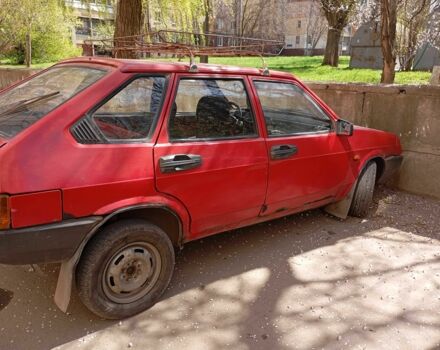 Красный ВАЗ 2109, объемом двигателя 1.3 л и пробегом 2 тыс. км за 1200 $, фото 1 на Automoto.ua