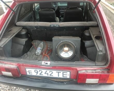 Красный ВАЗ 2109, объемом двигателя 1.5 л и пробегом 71 тыс. км за 1300 $, фото 1 на Automoto.ua