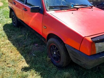 Красный ВАЗ 2109, объемом двигателя 1.5 л и пробегом 100 тыс. км за 900 $, фото 1 на Automoto.ua