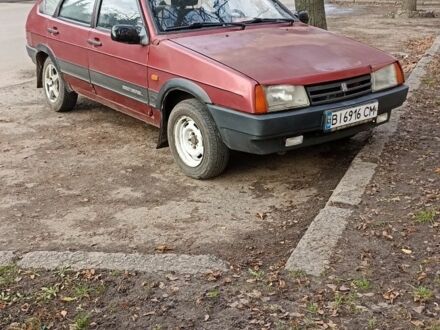 Красный ВАЗ 2109, объемом двигателя 1.5 л и пробегом 86 тыс. км за 807 $, фото 1 на Automoto.ua