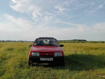 Красный ВАЗ 2109, объемом двигателя 1 л и пробегом 55 тыс. км за 999 $, фото 1 на Automoto.ua