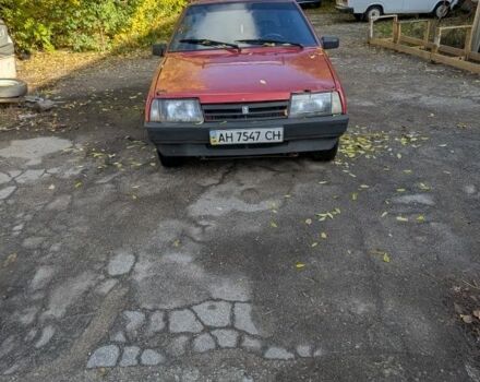 Красный ВАЗ 2109, объемом двигателя 1.3 л и пробегом 60 тыс. км за 657 $, фото 1 на Automoto.ua