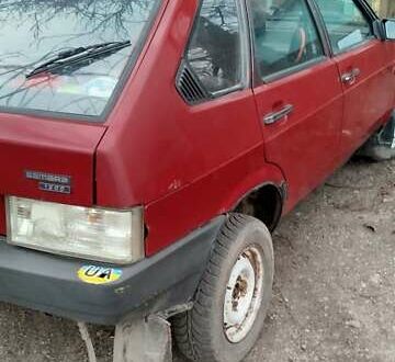 Красный ВАЗ 2109, объемом двигателя 1.3 л и пробегом 60 тыс. км за 1150 $, фото 1 на Automoto.ua