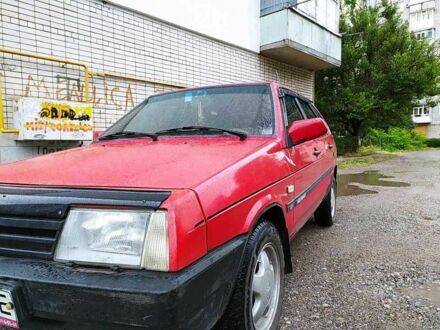Красный ВАЗ 2109, объемом двигателя 1.3 л и пробегом 67 тыс. км за 1417 $, фото 1 на Automoto.ua