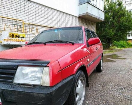 Красный ВАЗ 2109, объемом двигателя 1.3 л и пробегом 67 тыс. км за 1535 $, фото 1 на Automoto.ua