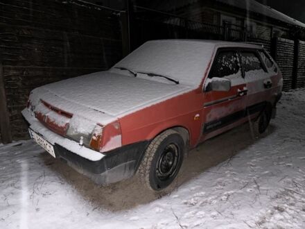 Красный ВАЗ 2109, объемом двигателя 1.3 л и пробегом 3 тыс. км за 550 $, фото 1 на Automoto.ua