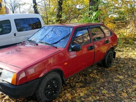 Красный ВАЗ 2109, объемом двигателя 1.3 л и пробегом 219 тыс. км за 834 $, фото 1 на Automoto.ua