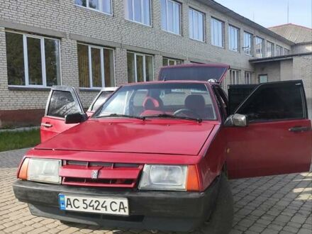Красный ВАЗ 2109, объемом двигателя 1.29 л и пробегом 100 тыс. км за 1100 $, фото 1 на Automoto.ua