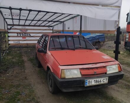 Червоний ВАЗ 2109, об'ємом двигуна 1.1 л та пробігом 450 тис. км за 650 $, фото 1 на Automoto.ua
