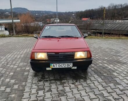 Красный ВАЗ 2109, объемом двигателя 1.3 л и пробегом 50 тыс. км за 592 $, фото 1 на Automoto.ua