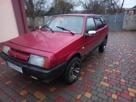 Красный ВАЗ 2109, объемом двигателя 1.3 л и пробегом 240 тыс. км за 950 $, фото 1 на Automoto.ua