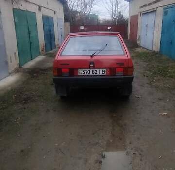 Червоний ВАЗ 2109, об'ємом двигуна 1.5 л та пробігом 200 тис. км за 1100 $, фото 1 на Automoto.ua