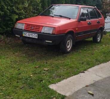 Красный ВАЗ 2109, объемом двигателя 1.5 л и пробегом 200 тыс. км за 1000 $, фото 1 на Automoto.ua