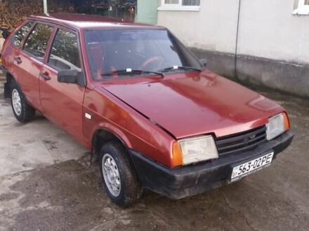 Красный ВАЗ 2109, объемом двигателя 1.5 л и пробегом 100 тыс. км за 750 $, фото 1 на Automoto.ua