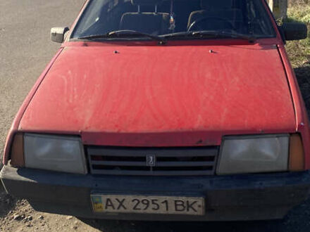 Красный ВАЗ 2109, объемом двигателя 1.29 л и пробегом 100 тыс. км за 500 $, фото 1 на Automoto.ua